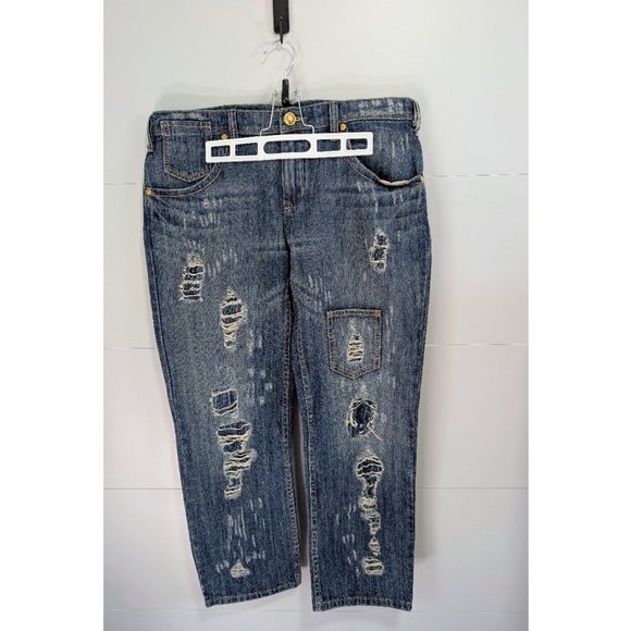 NWOT BGBG MaxAzria Gina Distressed Jeans Size 30 - Picture 3 of 8
